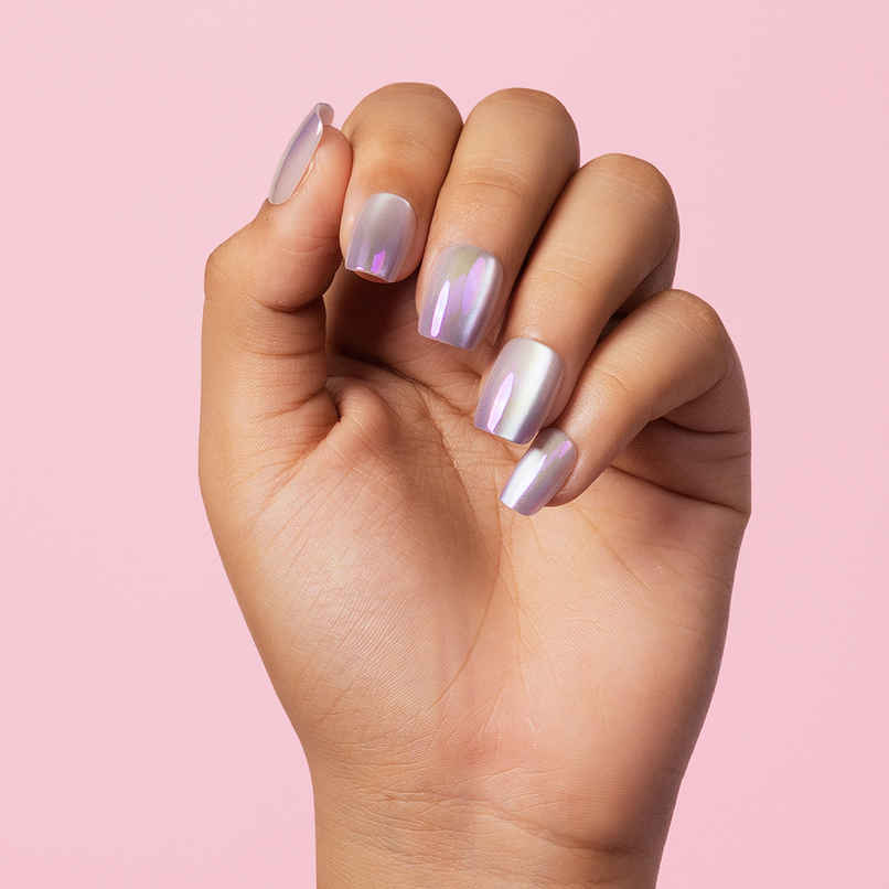 Gush Beauty Nailed It | Reusable Luxury Press On Nails With Application Kit - Pearl Crystals Gush Beauty Nailed It | Reusable Luxury Press On Nails With Application Kit - Pearl Crystals