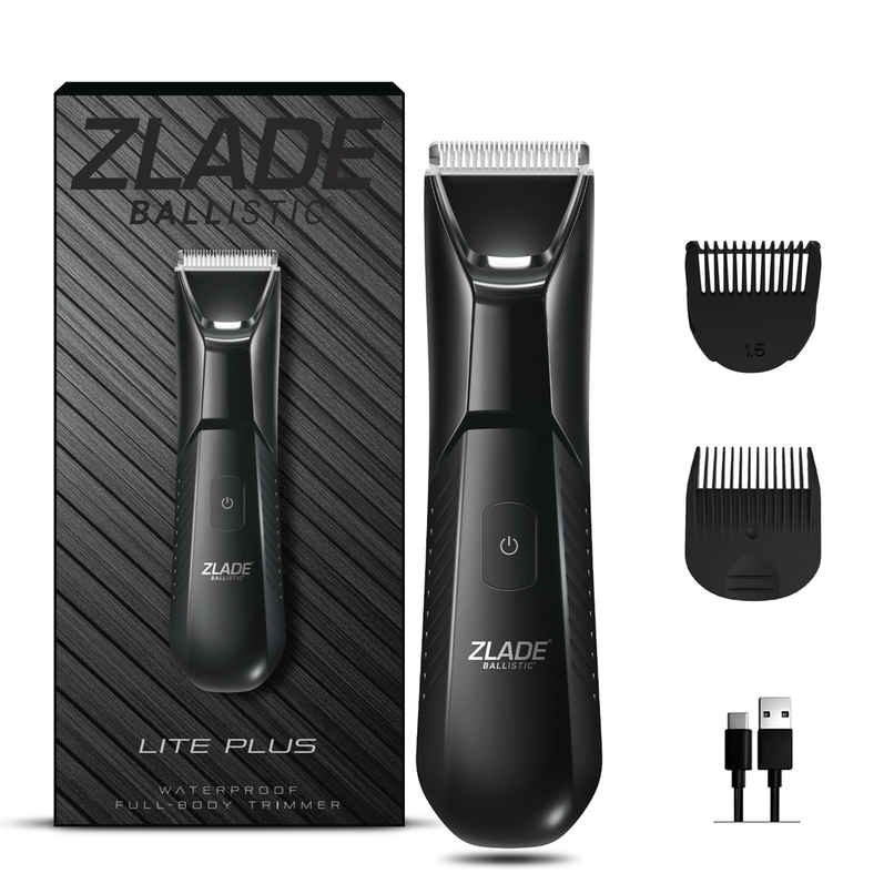 Zlade Ballistic Lite Plus Full-Body Trimmer For Men | Beard, Body & Balls Zlade Ballistic Lite Plus Full-Body Trimmer For Men | Beard, Body & Balls
