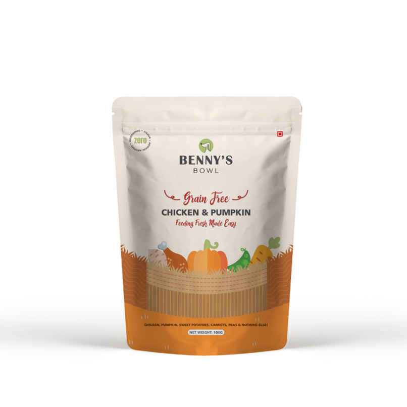 Benny's Bowl Fresh & Wet Dog Food - Chicken & Pumpkin | Grain Free