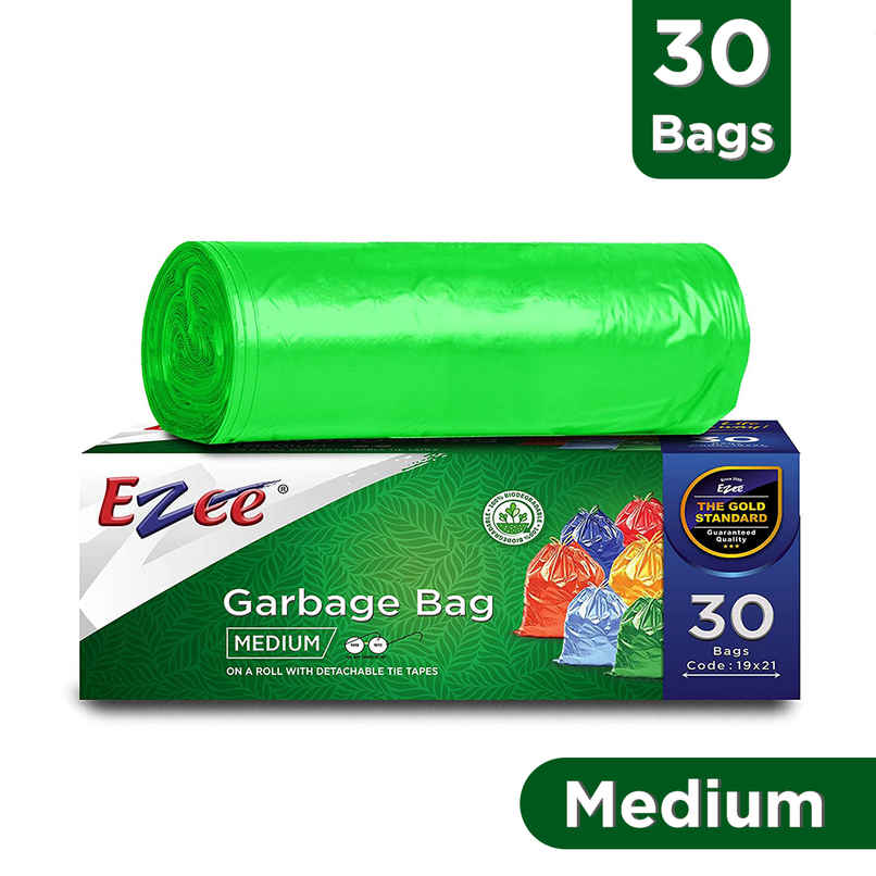 Ezee Biodegradable Medium Garbage Bags 19 x 21 Inch Ezee Biodegradable Medium Garbage Bags 19 x 21 Inch