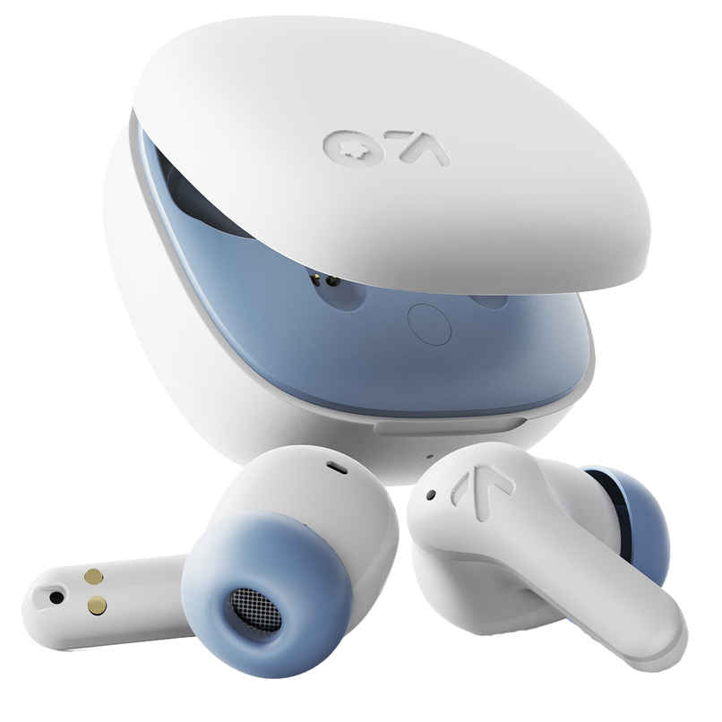 GOBOULT K10 in Ear TWS Earbuds with 50H Playtime, 4 Mic Clear Calling, 45ms Low Latency, 10mm Drivers, Touch Controls, Type-C Fast Charging - Ice Blue GOBOULT K10 in Ear TWS Earbuds with 50H Playtime, 4 Mic Clear Calling, 45ms Low Latency, 10mm Drivers, Touch Controls, Type-C Fast Charging - Ice Blue