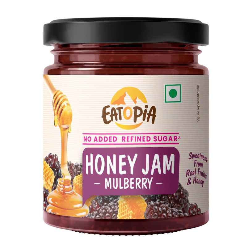 Eatopia Mulberry Fruit Honey Jam | No Added Sugar