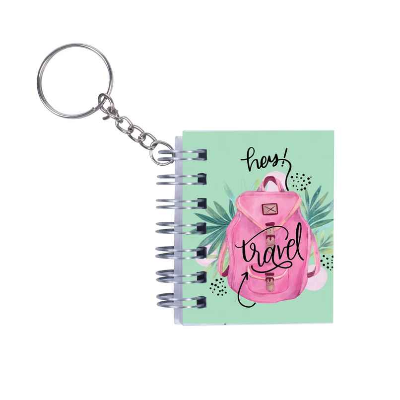 Itsy Bitsy Key Chain Notebook Travel L6.8 x W5.3cm 70gsm 80pages 1 Book Lb