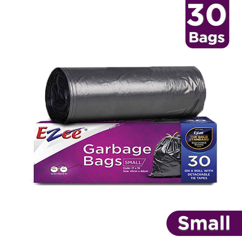 Ezee Small Garbage Bags 17 x 19 Inch Ezee Small Garbage Bags 17 x 19 Inch