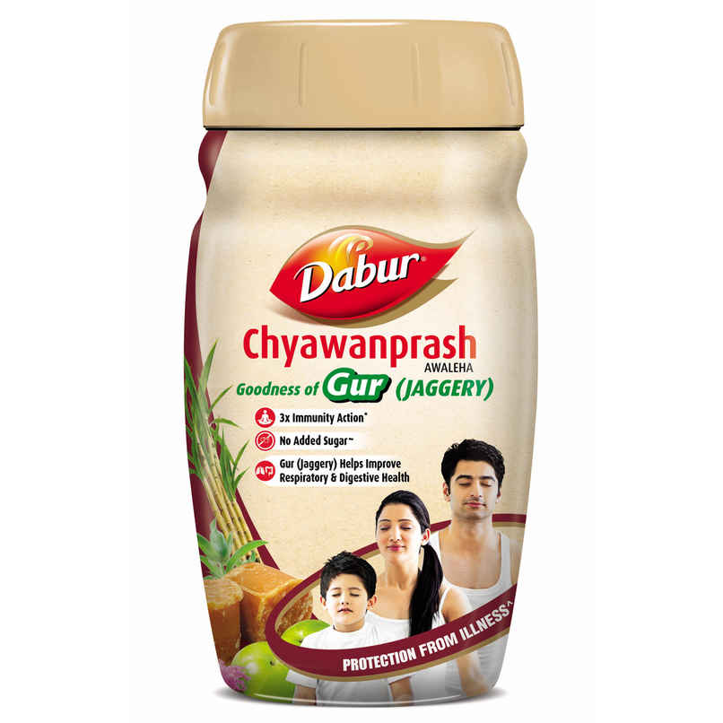 Dabur Chyawanprash Awaleha - With Goodness of Gur (Jaggery), 3X Immunity Action