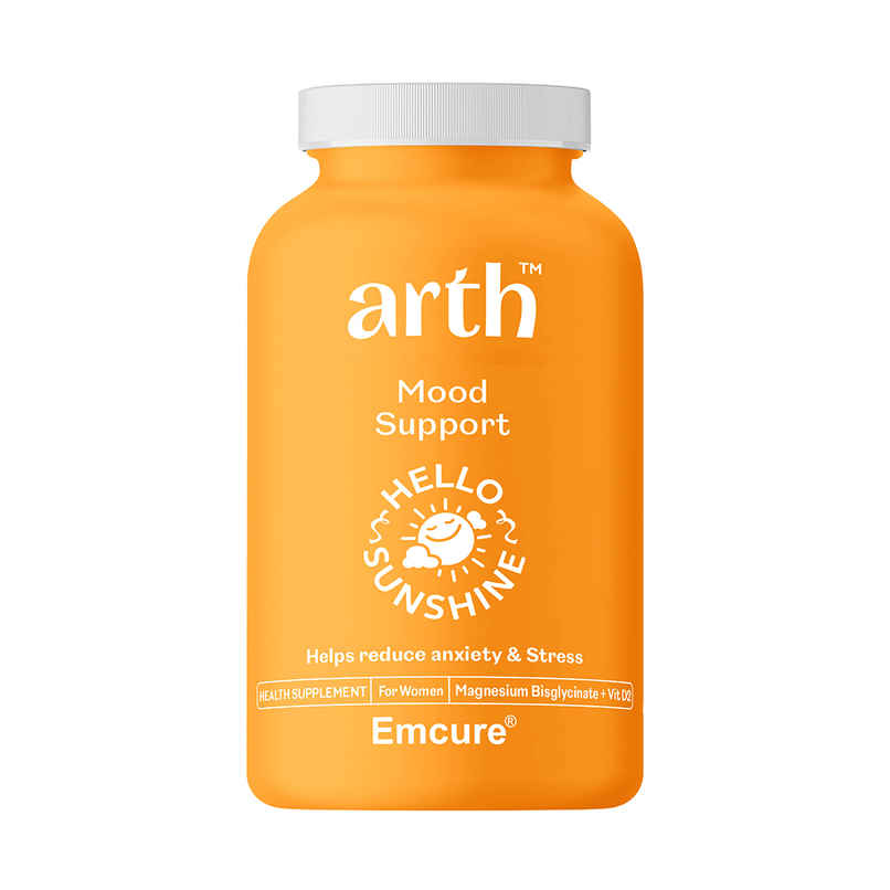 Arth By Emcure Magnesium Supplement | Magnesium Bisglycinate + Vit D2 | Stress & Mood Support