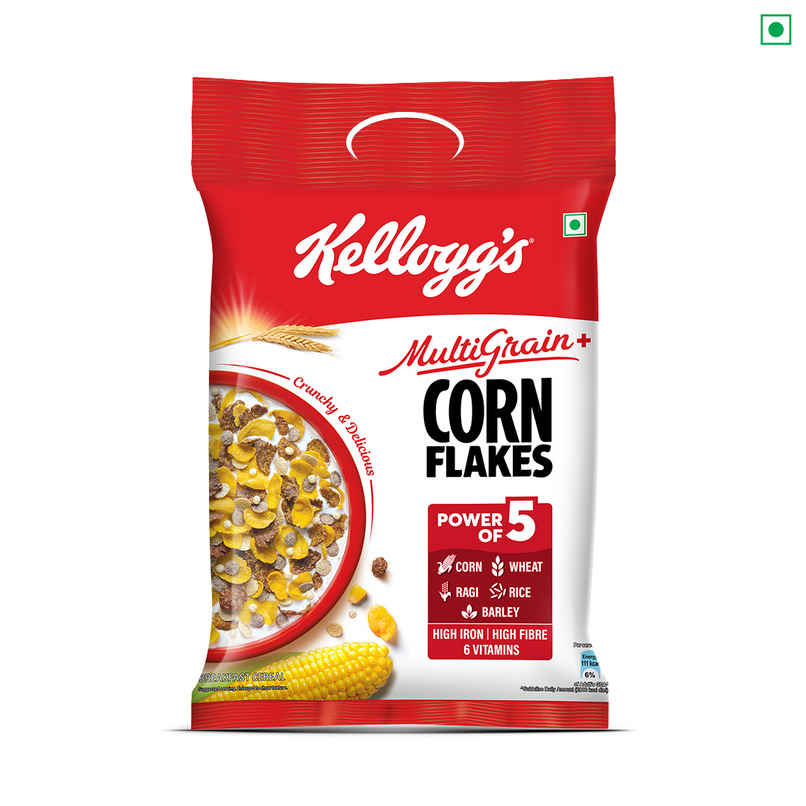 Kellogg's Multigrain Plus Corn Flakes | Power of 5 Grains | 6 Vitamins Kellogg's Multigrain Plus Corn Flakes | Power of 5 Grains | 6 Vitamins