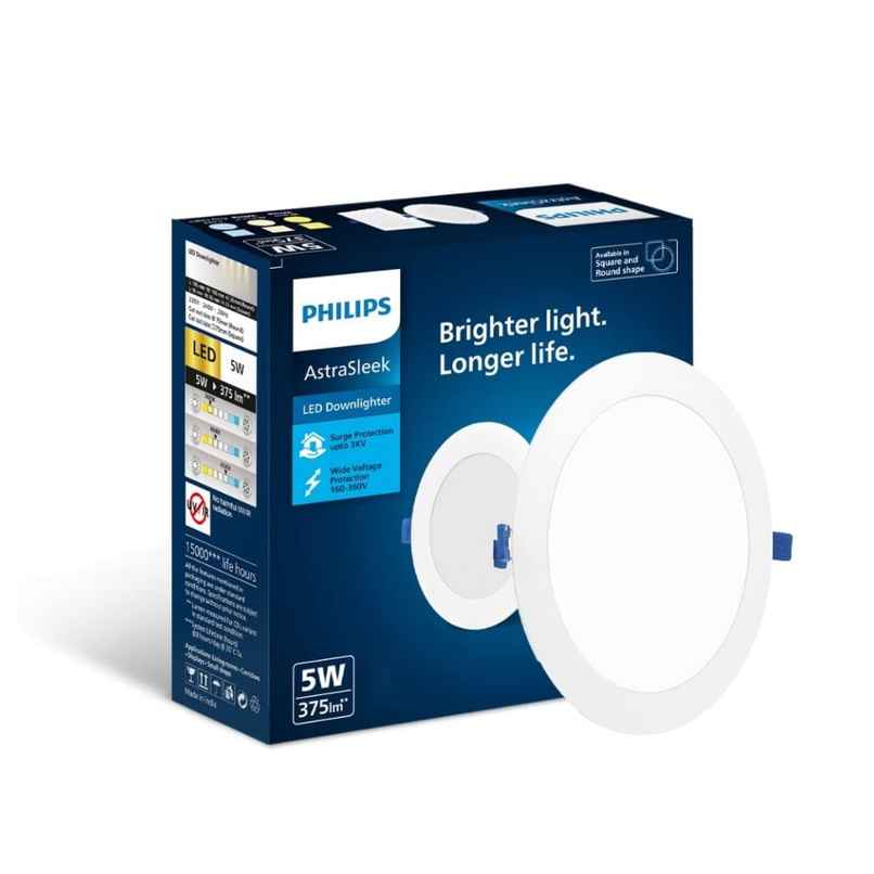 Philips Led 5W Round Astra Sleek (Ww) Philips Led 5W Round Astra Sleek (Ww)