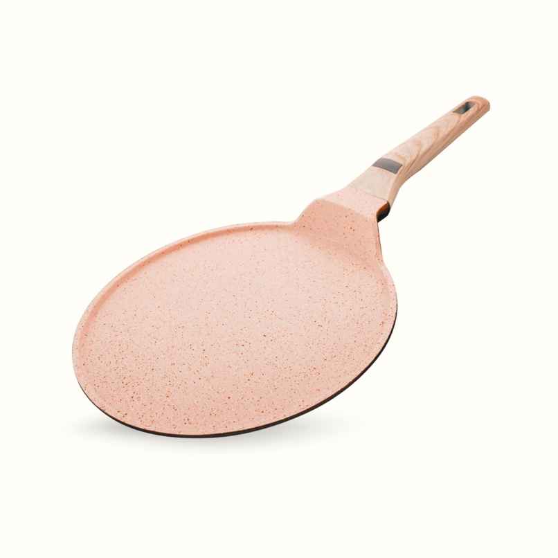 Macclite Non-Stick PDC Granite+ Induction Base Butter Scotch Triumph Flat Tawa 24 cm