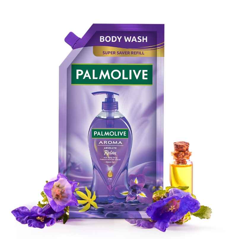 Palmolive Iris & Ylang Ylang Essential Oil Aroma Absolute Relax Body Wash Refill Pack