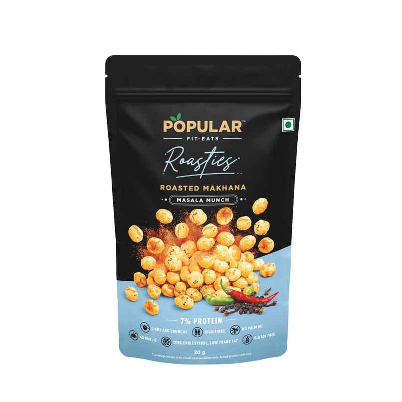 Popular Fit Eats Roasties Roasted Makhana Masala Munch