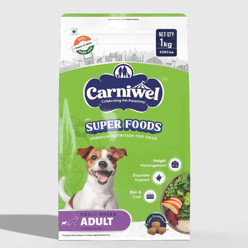 Carniwel Veg With Superfoods Dry Dog Food For Small Breed, Adult Carniwel Veg With Superfoods Dry Dog Food For Small Breed, Adult