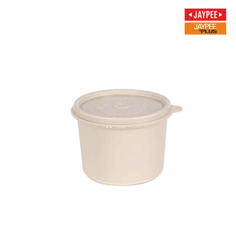 Jaypee Plus Ultima Mealmax Microwave Safe Air Tight Leak Proof container | Inner Steel | Beige - 570 ml Jaypee Plus Ultima Mealmax Microwave Safe Air Tight Leak Proof container | Inner Steel | Beige - 570 ml