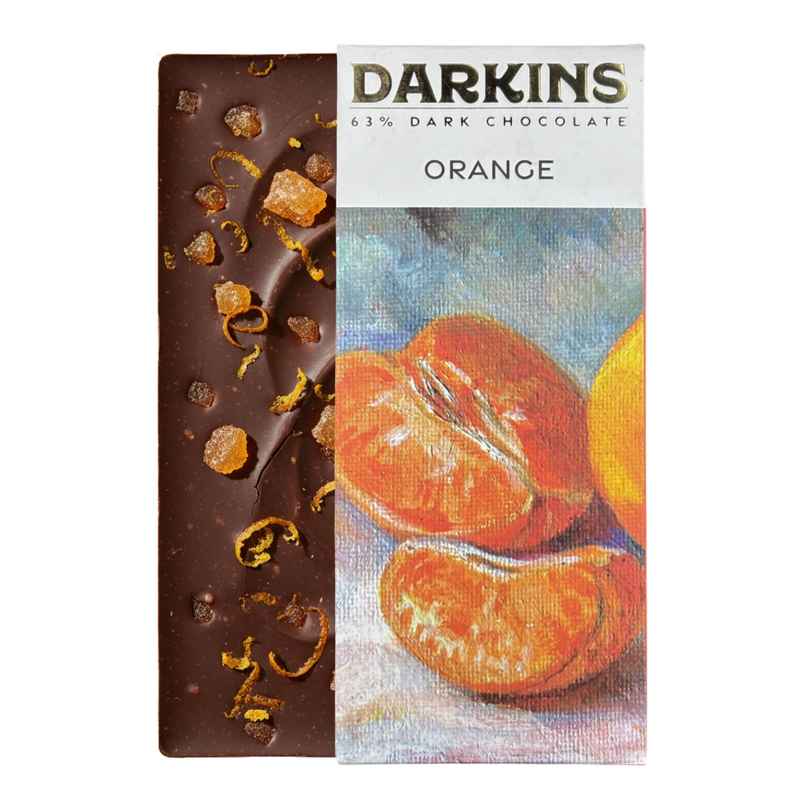 Darkins Indian Artisanal 63% Dark Orange Chocolate Darkins Indian Artisanal 63% Dark Orange Chocolate
