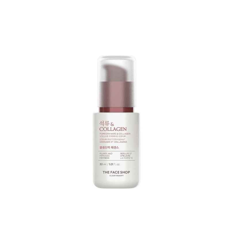 The Face Shop Pomegranate And Collagen Serum, With Hyaluronic Acid, For Skin Firming