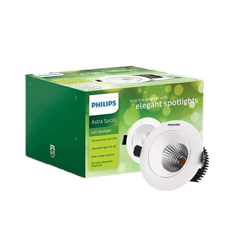 Philips Led Astra Spot 3-Watt Led Spotligh,Warm White,Pack Of 1