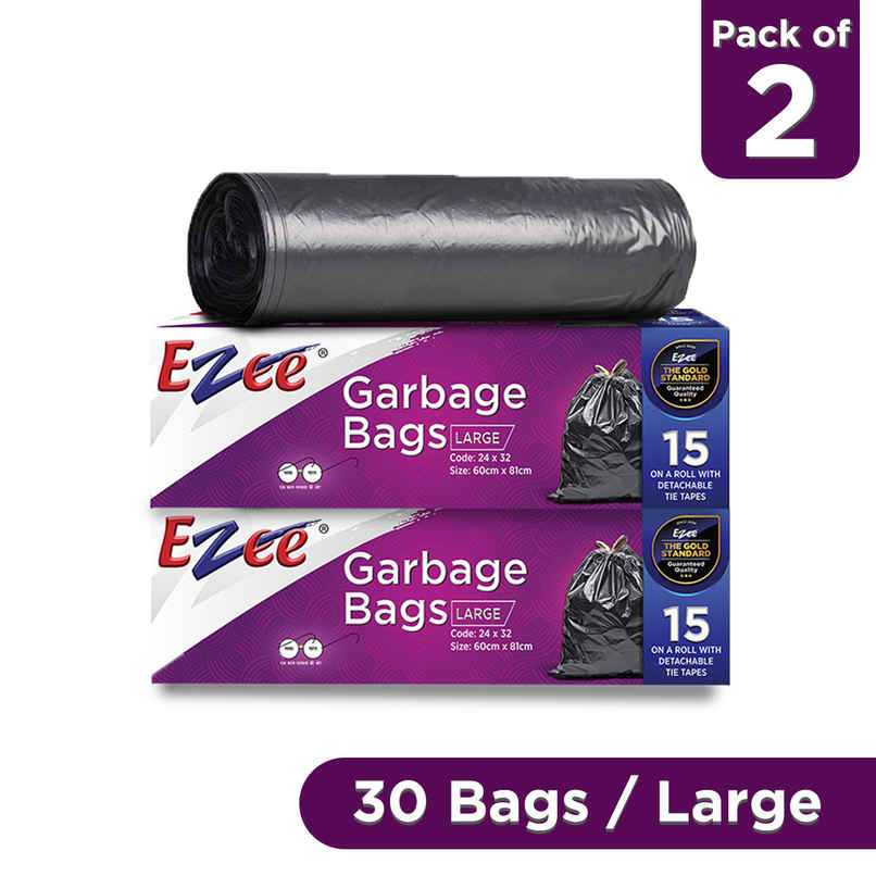 Ezee Garbage Bags | Large - 24 x 32 Inches Ezee Garbage Bags | Large - 24 x 32 Inches