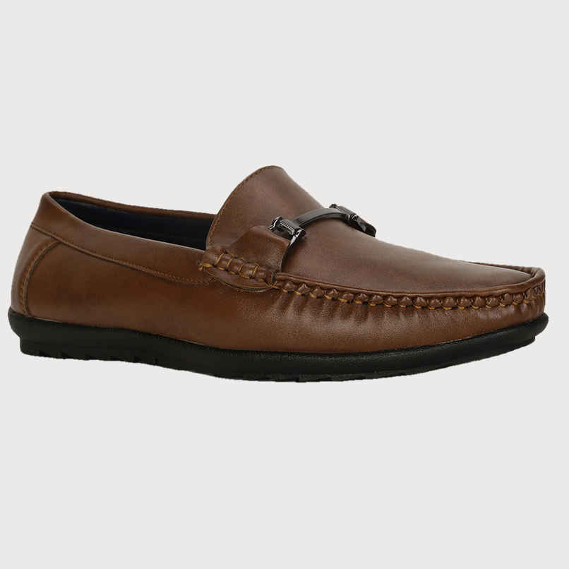 Bata Brown Moccassins For Men - UK 7