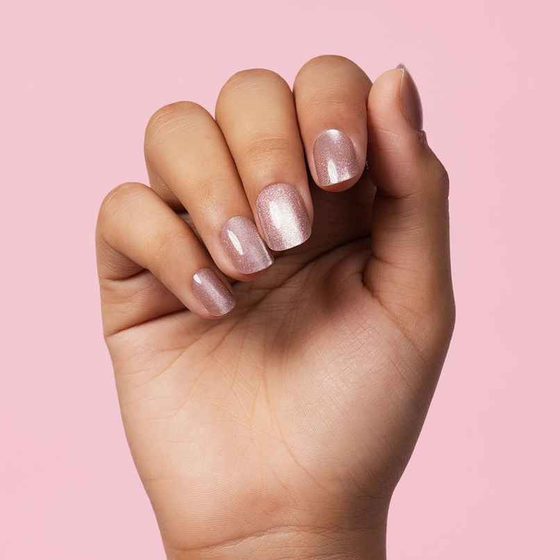 Gush Beauty Nailed It | Reusable Luxury Press On Nails | Medium Square | Ballerina Baby | Nude Shimmer Gush Beauty Nailed It | Reusable Luxury Press On Nails | Medium Square | Ballerina Baby | Nude Shimmer