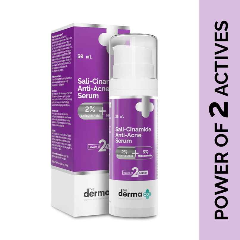 The Derma Co Sali-Cinamide Anti-Acne Face Serum With 2% Salicylic Acid & 5% Niacinamide
