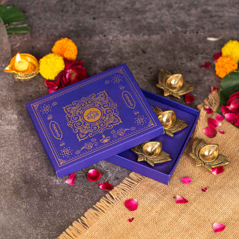 Brass Kamal Diya | ServDharm