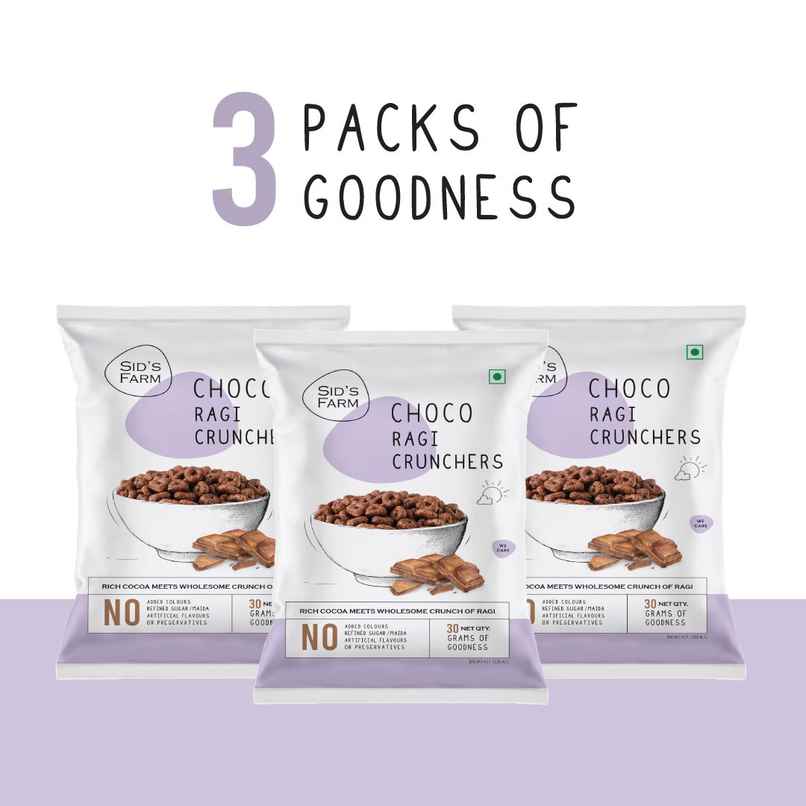 Sid's Farm Choco Ragi Crunchers Sid's Farm Choco Ragi Crunchers
