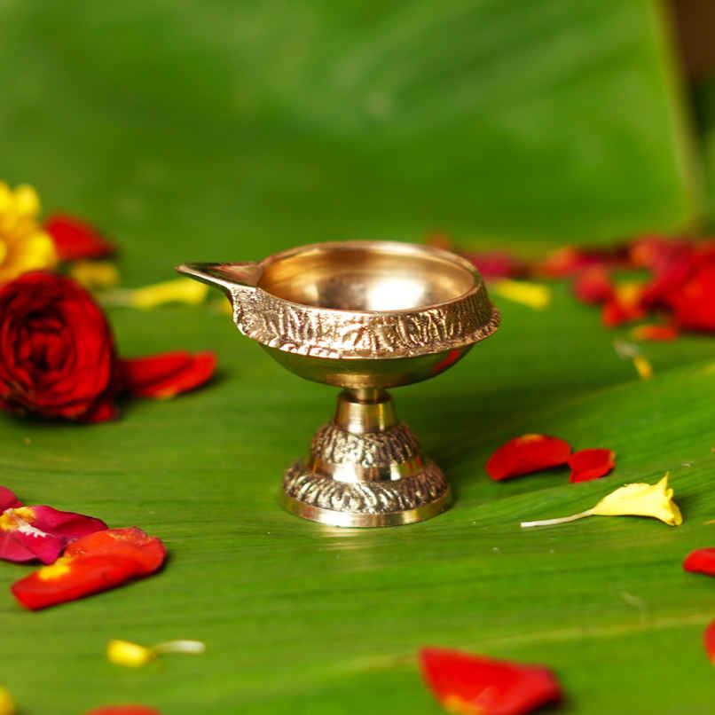 Kuber Diya WIth Stand 1.5 In | ServDharm