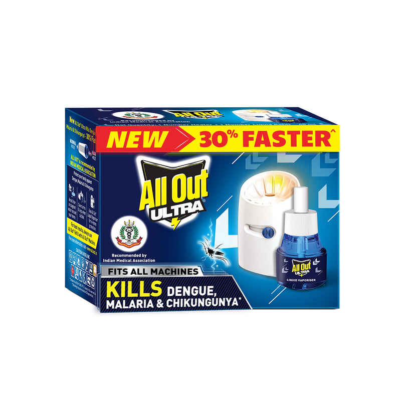 All Out Ultra Liquid Vaporizer Mosquito Repellent | Machine + Refill All Out Ultra Liquid Vaporizer Mosquito Repellent | Machine + Refill