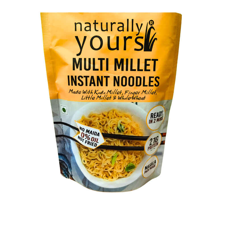 Naturally Yours Multi Millet Instant Noodles | High protein