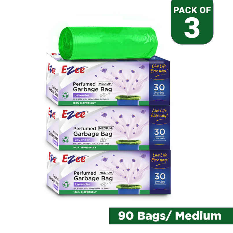 EZEE Lavender Fragrance Garbage Bag - Biofriendly | Medium EZEE Lavender Fragrance Garbage Bag - Biofriendly | Medium
