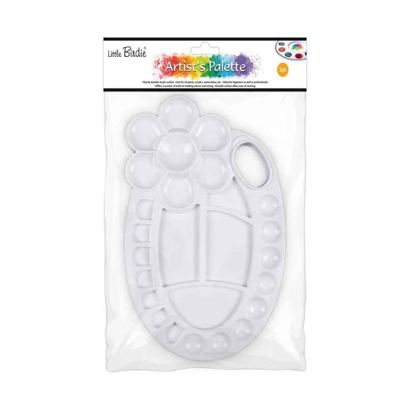 Itsy Bitsy Artist Colour Mixing Palette Flower 26 Wells Approx 9.13 x 5.25in Pbhc Lb Itsy Bitsy Artist Colour Mixing Palette Flower 26 Wells Approx 9.13 x 5.25in Pbhc Lb