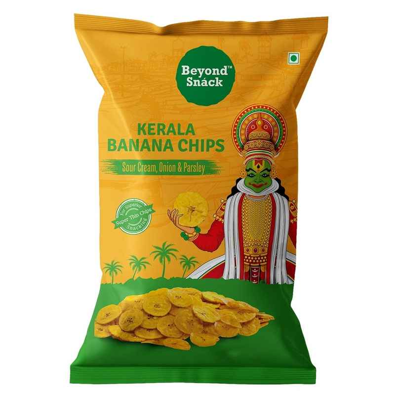 Beyond Snack Kerala Banana Chips | Sour Cream, Onion & Parsley Beyond Snack Kerala Banana Chips | Sour Cream, Onion & Parsley
