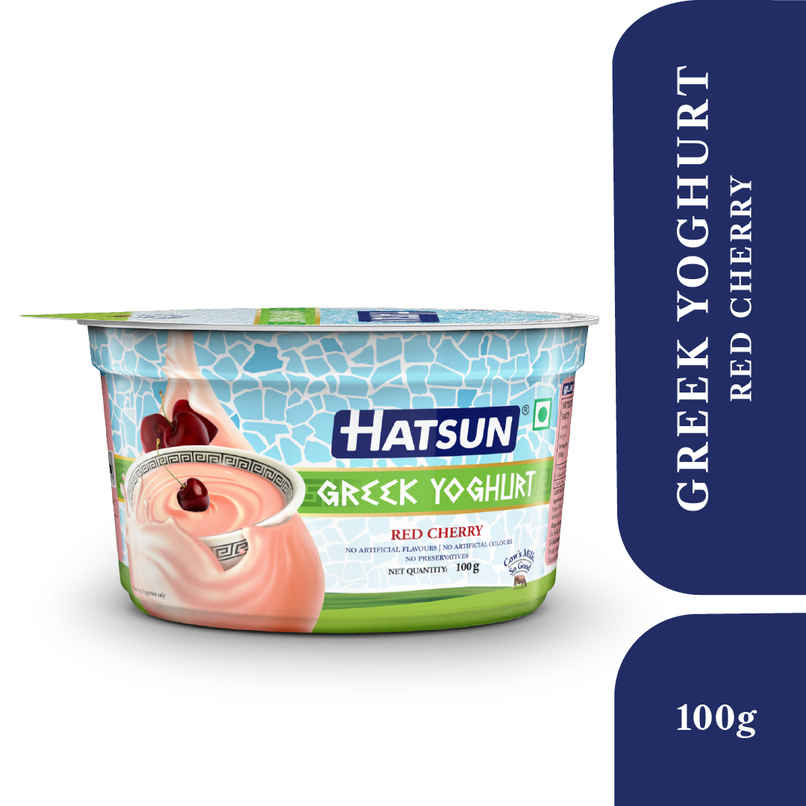 Hatsun Greek Yoghurt Red Cherry