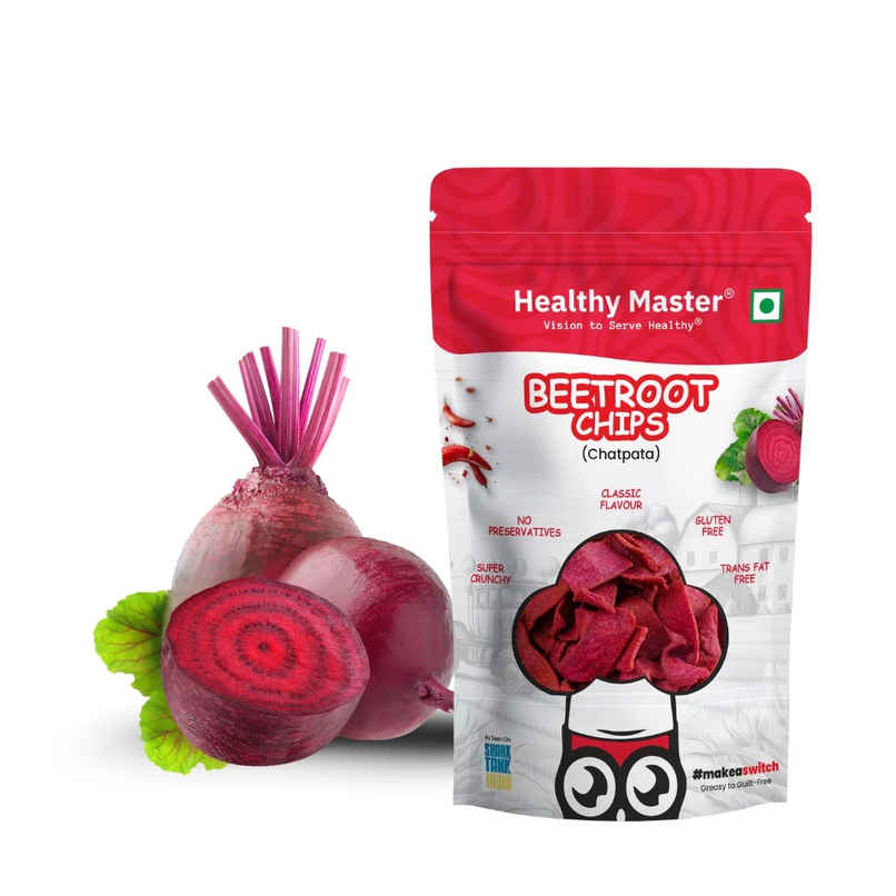 Healthy Master Baked Beetroot Chips