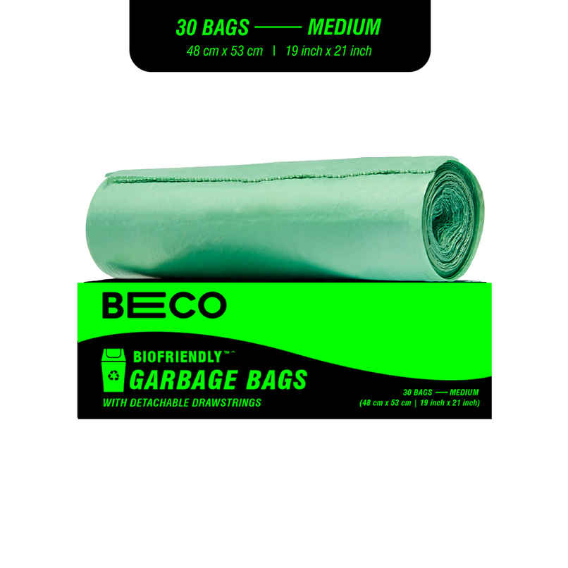 Beco Biofriendly Medium Garbage Bags - 19 x 21 Inch Beco Biofriendly Medium Garbage Bags - 19 x 21 Inch