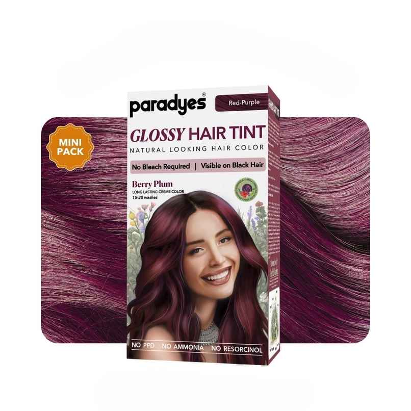 Paradyes Mini No Bleach Berry Glossy Hair Colour Tint Paradyes Mini No Bleach Berry Glossy Hair Colour Tint