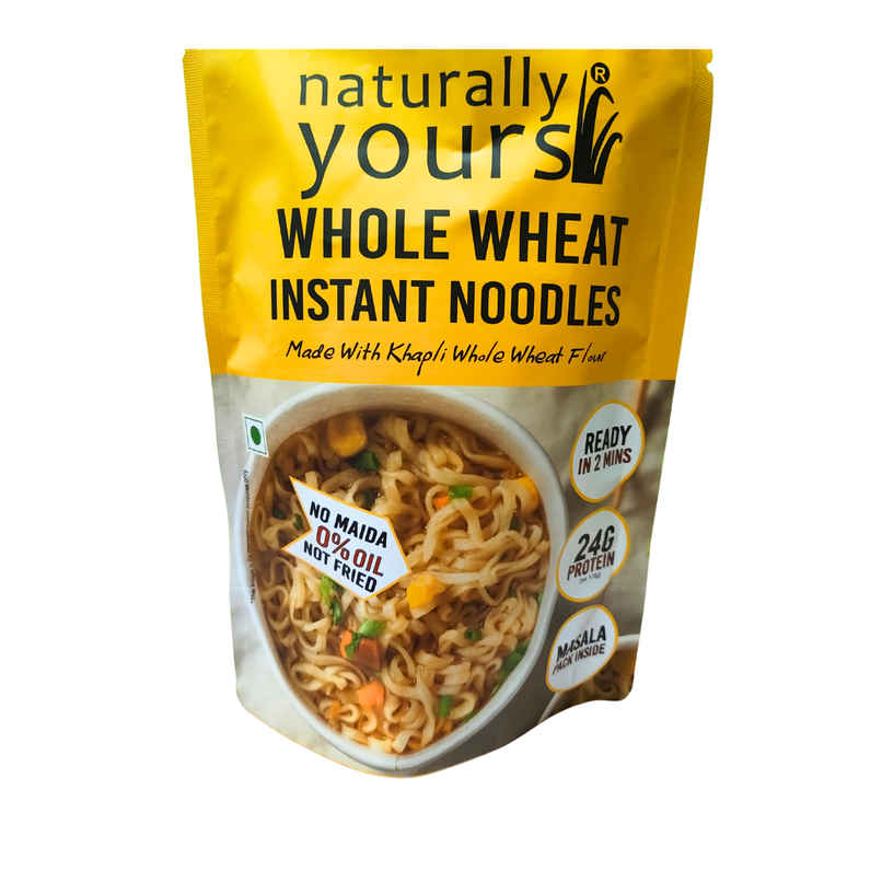 Naturally Yours Khapli atta whole wheat Instant Noodles | High protein