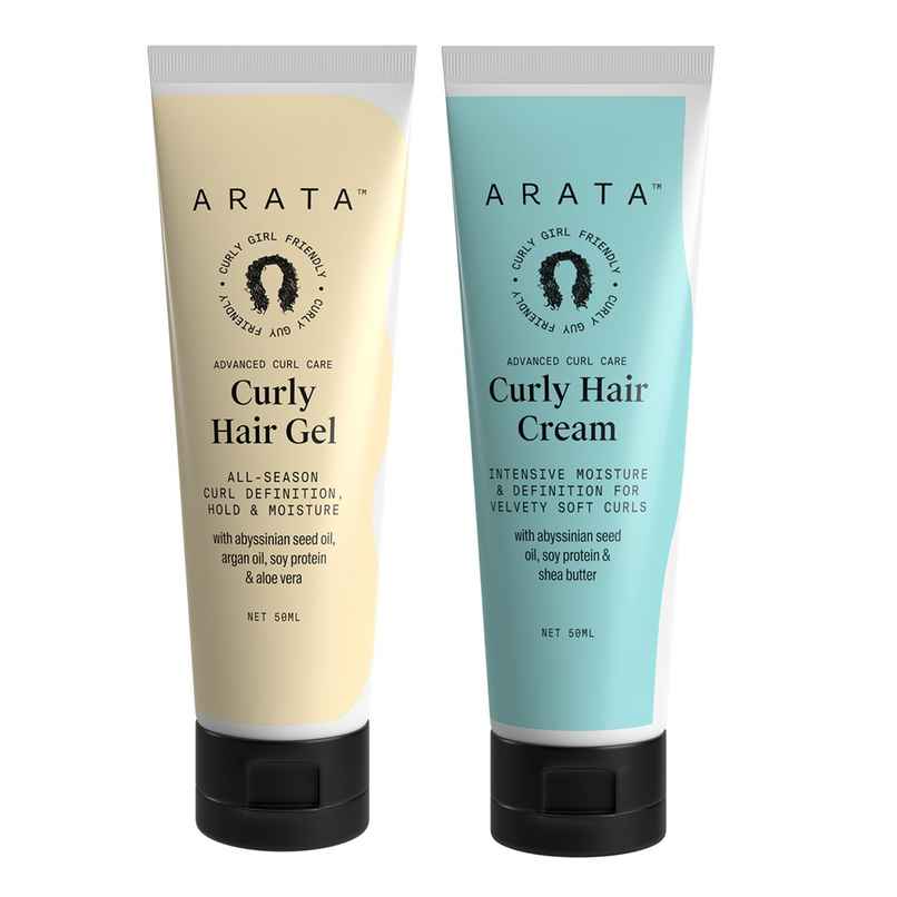 Arata Curl Cream & Gel Styling Mini Combo Arata Curl Cream & Gel Styling Mini Combo
