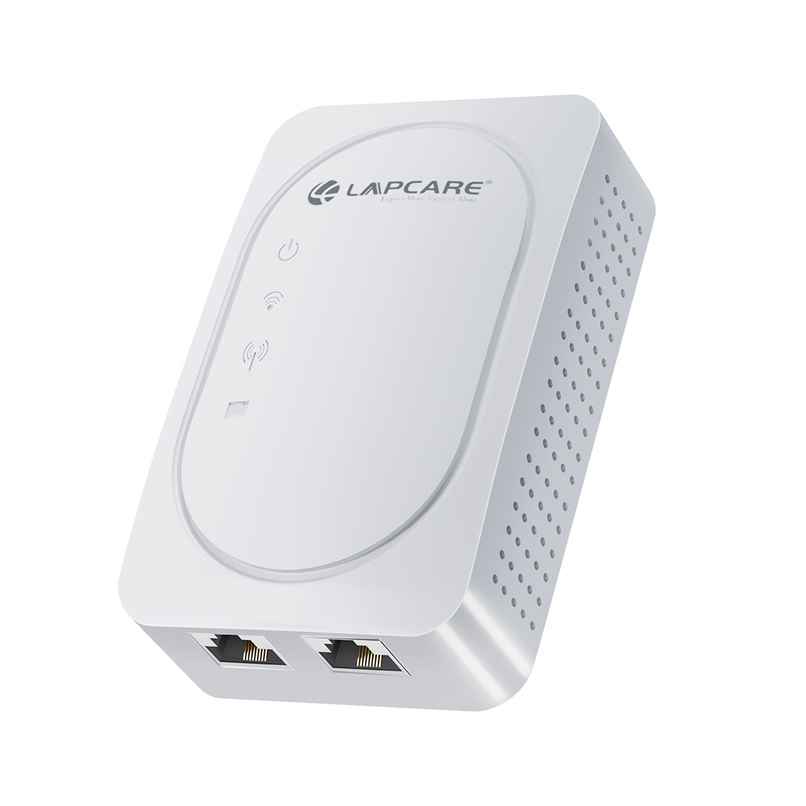 Lapcare 300Mbps Wi-Fi Range Extender with Dual LAN Ports | High-Speed 2.4GHz Signal Lapcare 300Mbps Wi-Fi Range Extender with Dual LAN Ports | High-Speed 2.4GHz Signal