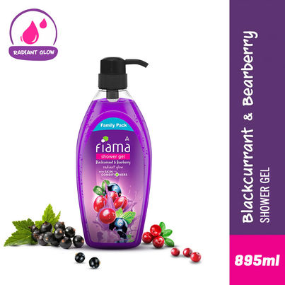 Fiama Body Wash Shower Gel Blackcurrant & Bearberry, with Skin Conditioners for Radiant Glow Fiama Body Wash Shower Gel Blackcurrant & Bearberry, with Skin Conditioners for Radiant Glow