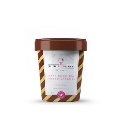 MINUS THIRTY Dark Chocolate Sea Salted Caramel MINUS THIRTY Dark Chocolate Sea Salted Caramel