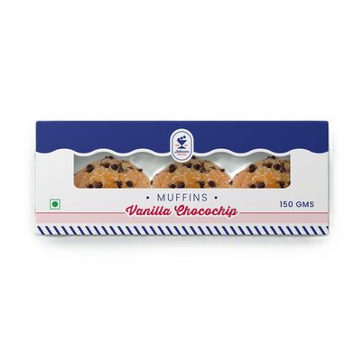 Lakeview Milkbar Vanilla chocochip Muffin