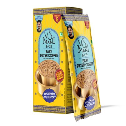 VS Mani Easy Filter Coffee Decoction | 80:20 Blend