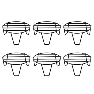 TrustBasket Eclips Stand - Black (Set of 6) | Strong Planter Stand for Balcony Garden & Home Decor TrustBasket Eclips Stand - Black (Set of 6) | Strong Planter Stand for Balcony Garden & Home Decor