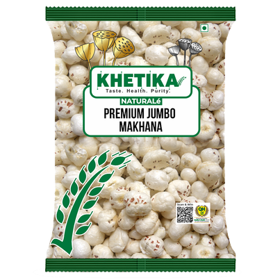 Khetika Premium Jumbo Makhana (Foxnut, Phool Makhana) Khetika Premium Jumbo Makhana (Foxnut, Phool Makhana)
