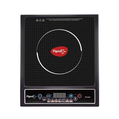 Pigeon Cruise 1800 W Induction Cooktop - (1800 W, 230 V, 50Hz ) Soft Push Button - Black Pigeon Cruise 1800 W Induction Cooktop - (1800 W, 230 V, 50Hz ) Soft Push Button - Black