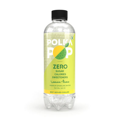 Polka Pop Lemon and Lime Sparkling Water