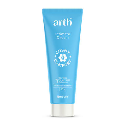 Arth By Emcure Intimate Care Cream | pH 3.5 - 4.5 with Tea Tree Oil | For Dryness & Itch Relief