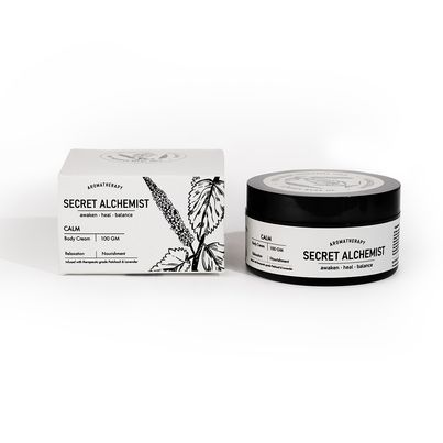 Secret Alchemist Calm Moisturising Body Cream with Hyaluronic Acid & Shea Butter for Relaxation