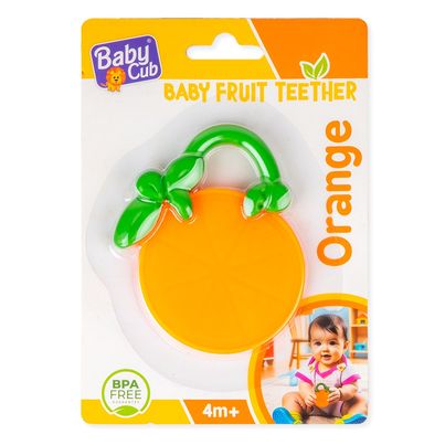 Ratna's Baby Fruit Teether | Orange | Assorted